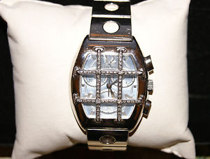 AUTHENTIC WATCH VAN DER BAUWEDE MAGNUM XS V.D.B. SILVER 800 SERTIE OF 52 DIAMOND