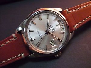 Vintage men's Tudor jumbo Day Date ref. 7017 fully serviced and restored rare!!!