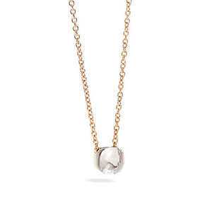 Girocollo Necklace NEW Pomellato Nudo Topazio Bianco FB60106TB