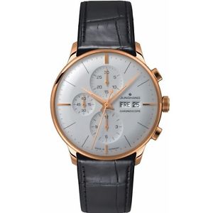 NEW Junghans Meister Chronoscope Men's Automatic Watch - 027/7323.01