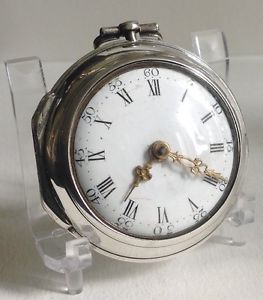Antique verge fusee pocket watch "Edmonds London" 1767.