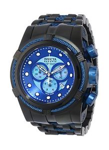 Invicta Men's Bolt Quartz Watch with Blue Dial Chronograph Display and Bl... NEW