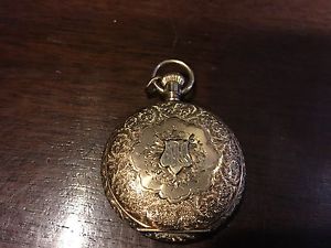 American Waltham 14K Yellow Gold Pocket Watch, 1860-1861,  in Good Working Order