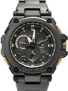 Auth CASIO G-shock MT-G MTG-G1000RB-1AJF GPS Solar Quartz SS x Resin Men's watch
