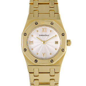 Audemars Piguet Royal Oak Ladies Yellow Gold Quartz Watch 67370BA.P1120BA.01