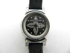 Auth Louis Vuitton Tambour Bijyou Quartz Stainless Steel(SS) Ladies Q151K