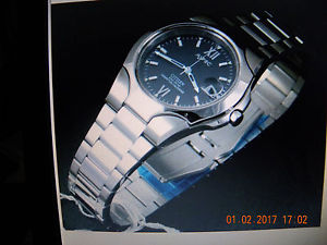 VERY RARE NEW CITIZEN ECO-DRIVE PERPETUAL CALENDAR SAPPHIRE WATCH BL0080-59E