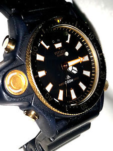 OROLOGIO WATCH CITIZEN AQUALAND 1 VINTAGE PROMASTER TITANIUM TITANIO SUB SCUBA
