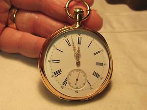 Plojoux 18 kt gold/15 min repeating pocket watch/51 m/m round/working/32 jewells