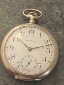 19 JEWEL 16 SIZE 14K GOLD WALTHAM RIVERSIDE RAILROAD PW