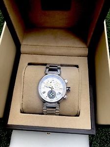 Louis Vuitton Watch Tambour Diamond Watch Lovely Cup Timepiece Two Straps + Box