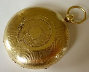 WILLIAM ROBINSON 18K Solid GOLD Fusee Liverpool Antique Pocket Watch Circa 1800s
