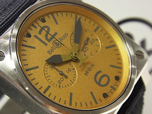 Free Shipping Pre-owned Bell&Ross BR03-94 Chronograph Limited Edition 50 Watch