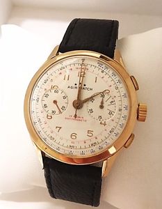 VINTAGE RARE '60 AGIR WATCH IN ORO 18 Kt, VENUS 175 RUOTA A COLONNE, SUBLIME