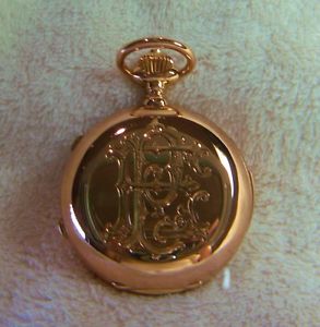 18K SOLID ROSE/RED GOLD PIGUET/BACHMANN SPLIT SECOND CHRONOGRAPH MINUTE REPEATER