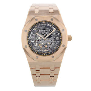 Audemars Piguet Chêne Royal 15204OR.OO.1240OR.01 18K Or Rose Montre Pour Homme
