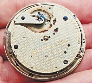 ENGLISH MINUTE REPEATER by ALEX GUILLAUME-RARE NICKEL FINISH-FREE SPRUNG-47.5mm