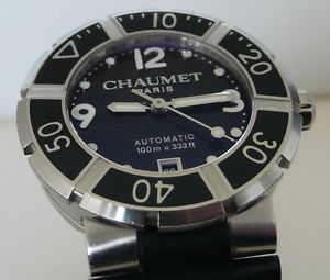 CHAUMET CLASS ONE.38 mm CASE. AUTOMATIC. BLACK. GOOD CONDITION.