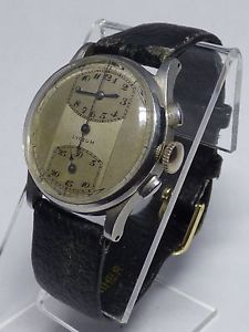 Lyceum - Gallet Multi-Chron Regulator Chronograph 1940's Stainless Steel - WORKS