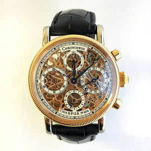 Chronoswiss Opus Skeleton 18K Rose Gold Watch CH 7522R