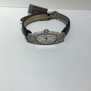 Vintage  Platinum  Geneva  Diamonds  Watch