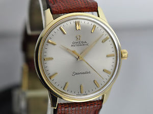 VINTAGE WATCH OMEGA SEAMASTER GOLD 18K AUTOMATIC CAL. 552 . N.O.S.