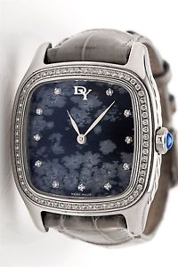 David Yurman Obsidian Gem Thoroughbred 1ct Diamond Sterling Silver Ladies Watch