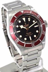 Tudor Heritage Black Bay 79220R Red Burgandy Bezel Stainless Steel Men's Watch
