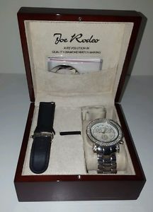 Joe Rodeo JJU7 Diamond Men’s Watch, in original box w/extras