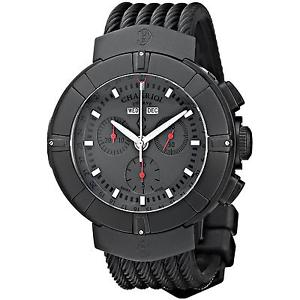 CHARRIOL CELTICA HERREN 44MM CHRONOGRAPH EDELSTAHL GEHÄUSE UHR C44BM.173.004