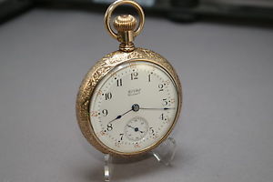 1892 Ball-Hampden, Superior Grade, 2-Stars, 17J RR Pocket Watch, 18s, Runs Good