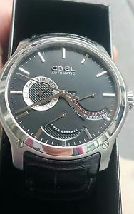 Ebel Hexagon, luxury Automatic watch with power reserve indicator