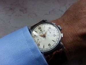 Vintage Breitling Chronograph, Venus, oversize... Look at the pictures!