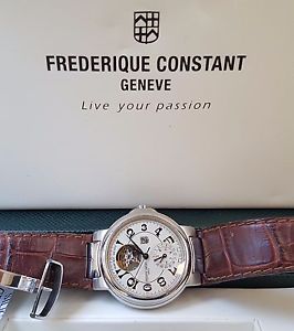 FREDERIQUE CONSTANT HEART BEAT DAY DATE AUTOMATIC MENS WATCH