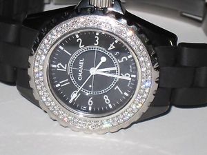 Womens Chanel J12 Ceramic Diamond