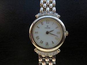 Concord 14K Yellow Gold Diamond Bezel White Dial 23mm Women's Watch