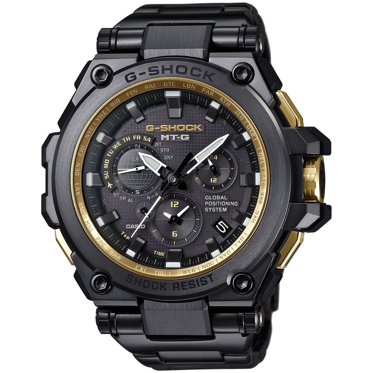 Casio MTGG1000GB-1A Mens Watch with Stainless Steel Strap