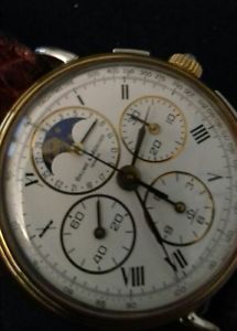 baume & mercier vintage fase lunare lemania 1883 chronograph