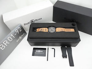 BELL & ROSS HERITAGE BR01-92 MINT BOX PAPERS 46MM