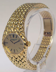 Audemars Piguet Ladies Vintage 18k Yellow Gold Mechanical Windup Dress Watch