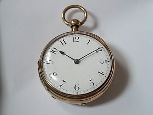 Antique 1900 18k H Grade Fusee 1/4 Repeater London English Rare Pocket Watch