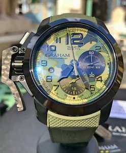 Graham Chronofighter Oversize Black Arrow Jungle 2CCAU.G02B