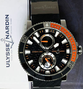 Ulysse Nardin Maxi Marine Diver 45mm Mens Watch Box/Papers BRAND NEW 263-90