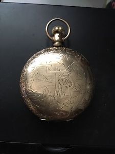 LaSalle Illinois 14k Solid Gold Hunter Case Pocket Watch 128g