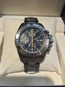 Men's BALL DC1016A Engineer Hydrocarbon Automatic Chronograph Watch Extra Link