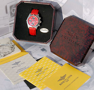 crono BREITLING limited edition 1965 pezzi THE RED ARROWS 1996 completo