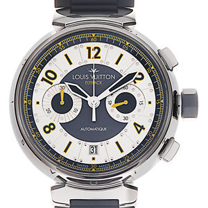 Free Shipping Pre-owned LOUIS VUITTON Tambour Flyback ChronoVore WorldLimited300