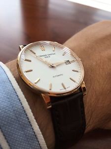 Frederique Constant Slim Line 18K Solid Gold Automatic Watch FC-316V5B9