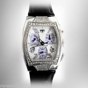 Technomarine diamonds chronograph silver dial women's watch - FREE SHIPPING
