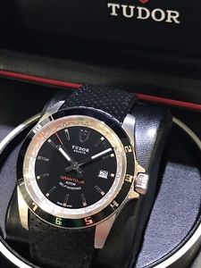 NEW TUDOR Grantour 20500N Men's SS Black Dial Automatic Watch,